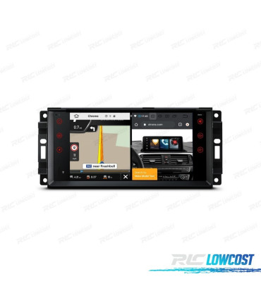 RADIO GPS ANDROID 13 PARA JEEP WRANGLER 07-12, GRAND CHEROKEE 08-11... USB GPS TACTIL HD 7"