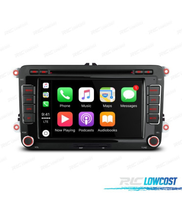 RADIO GPS ANDROID 13 PARA VOLKSWAGEN VW SEAT SKODA TOURAN 7" USB GPS TACTIL HD