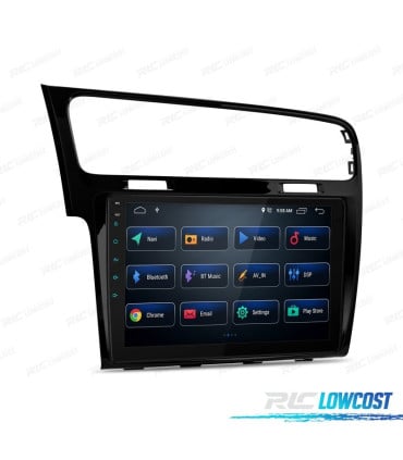 RADIO GPS ANDROID 12 PARA VOLKSWAGEN VW GOLF 7 HDMI CANBUS BLUETOOTH FULL RCA
