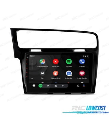 RADIO GPS ANDROID 12 PARA VOLKSWAGEN VW GOLF 7 HDMI CANBUS BLUETOOTH FULL RCA