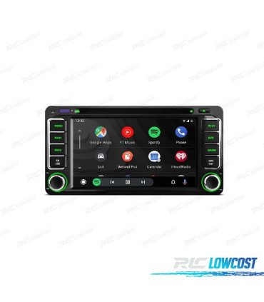 RADIO GPS ANDROID 12 PARA TOYOTA CORROLLA YARIS VIOS RAV4 PARDO HILUX VERSO