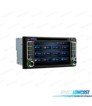 RADIO GPS ANDROID 12 PARA TOYOTA CORROLLA YARIS VIOS RAV4 PARDO HILUX VERSO