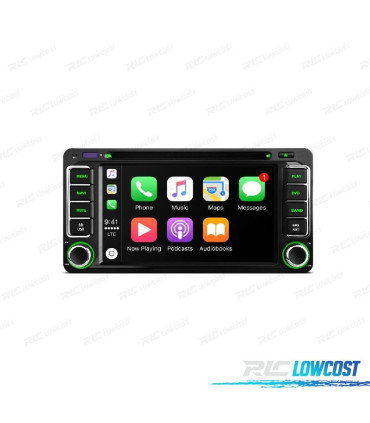 RADIO GPS ANDROID 12 PARA TOYOTA CORROLLA YARIS VIOS RAV4 PARDO HILUX VERSO