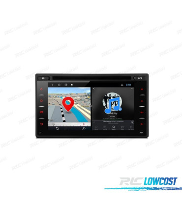 RADIO GPS ANDROID 10 UNIVERSAL 2DIN HD TACTIL DVD SD