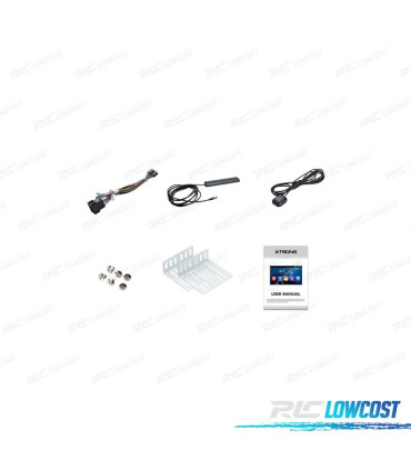 RADIO GPS ANDROID 10 UNIVERSAL 2DIN HD TACTIL DVD SD