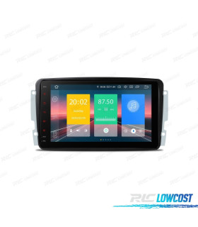 RADIO GPS ANDROID 12 PARA MERCEDES VIANO VITO C W203 A W168 CLK C209 W209 G W463 98-06