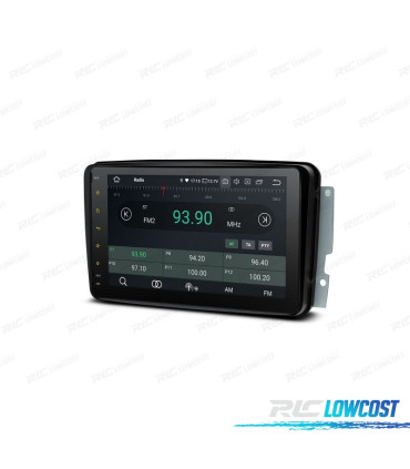 RADIO GPS ANDROID 12 PARA MERCEDES VIANO VITO C W203 A W168 CLK C209 W209 G W463 98-06