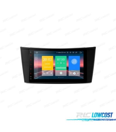 RADIO GPS ANDROID 10 PARA MERCEDES CLS E W211 02-08