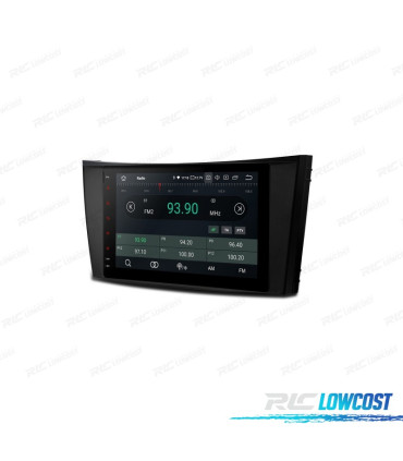 RADIO GPS ANDROID 10 PARA MERCEDES CLS E W211 02-08
