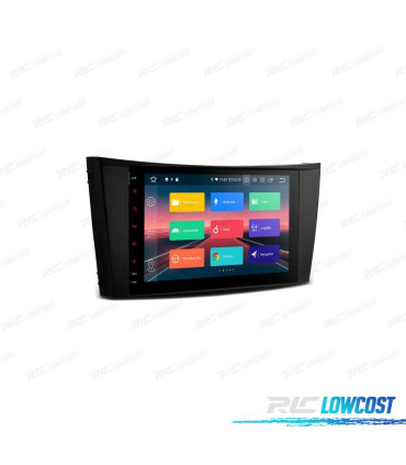 RADIO GPS ANDROID 10 PARA MERCEDES CLS E W211 02-08