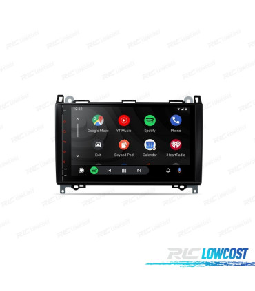 RADIO GPS ANDROID 10 PARA MERCEDES CLASE-A CLASE B VITOVIANO SPRINTER 04-12