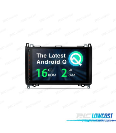 RADIO GPS ANDROID 10 PARA MERCEDES CLASE-A CLASE B VITOVIANO SPRINTER 04-12