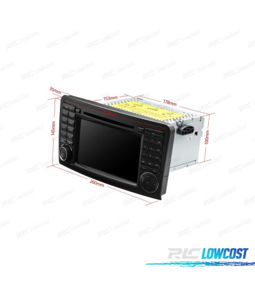 RADIO GPS ANDROID 10 PARA MERCEDES ML GL 05-12