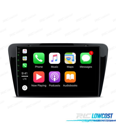 RADIO GPS ANDROID 10 PARA SKODA OCTAVIA 14-16