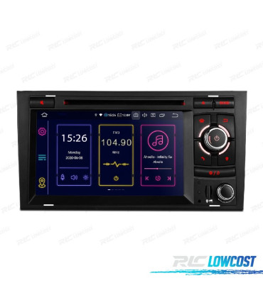 RADIO GPS ANDROID 12 AUDI A4 B6 B7 00-08 SEAT EXEO 08-12