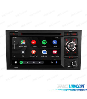 RADIO GPS ANDROID 12 AUDI A4 B6 B7 00-08 SEAT EXEO 08-12