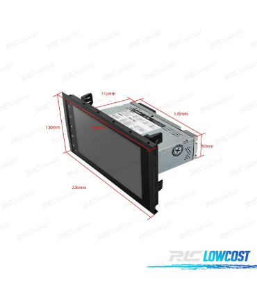 RADIO GPS ANDROID 12 AUDI A4 B6 B7 SEAT EXEO