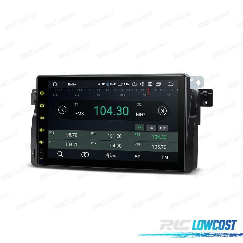 RADIO GPS ANDROID 10 PARA BMW E46 98-06