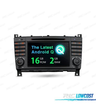 RADIO GPS ANDROID 10 PARA MERCEDES W203 04-07 W209 04-06 W463 06-08