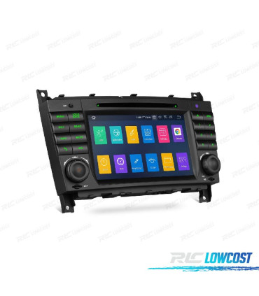 RADIO GPS ANDROID 10 PARA MERCEDES W203 04-07 W209 04-06 W463 06-08