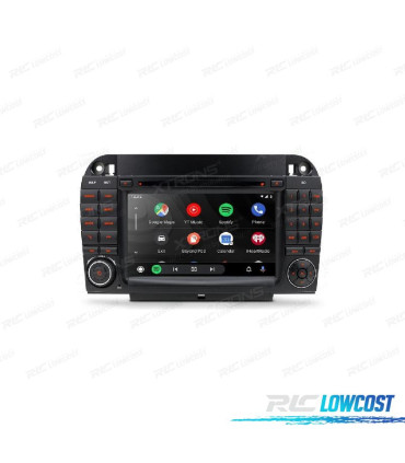 RADIO GPS ANDROID 10 PARA MERCEDES S W220 98-05