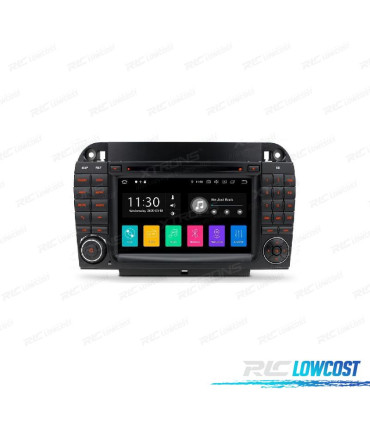 RADIO GPS ANDROID 10 PARA MERCEDES S W220 98-05