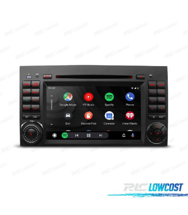 RADIO GPS ANDROID 10 PARA MERCEDES W169 W245 W639 W639 W906 W209 W311 W315 W318