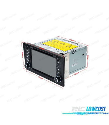 RADIO GPS ANDROID 12 AUDI A6 4B 97-04 ALLROAD 99-05