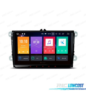 RADIO GPS ANDROID 10 PARA VOLKSWAGEN VW SKODA SEAT
