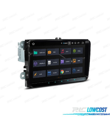 RADIO GPS ANDROID 10 PARA VOLKSWAGEN VW SKODA SEAT