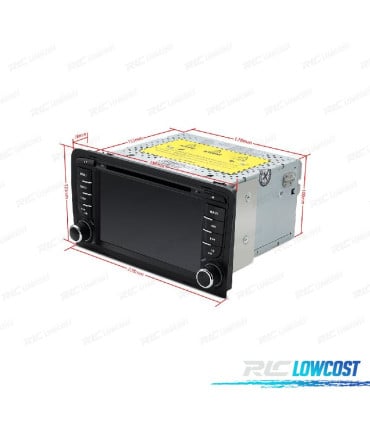RADIO GPS ANDROID 12 AUDI A3 8P 8PA SPORTBACK 03-12 B