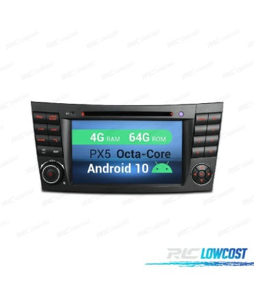 RADIO GPS ANDROID 10 PARA MERCEDES CLS W219 05-06 E W211 02-09