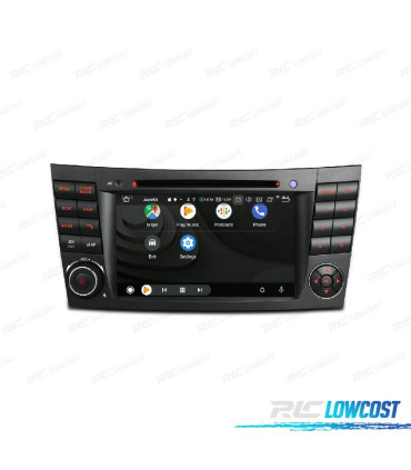 RADIO GPS ANDROID 10 PARA MERCEDES CLS W219 05-06 E W211 02-09