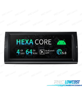 RADIO GPS ANDROID 12 OCTA CORE BMW X5 E53 99-06