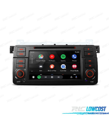 RADIO GPS ANDROID 14 BMW E46 4GB RAM 64GB ROM DVD