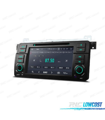RADIO GPS ANDROID 14 BMW E46 4GB RAM 64GB ROM DVD