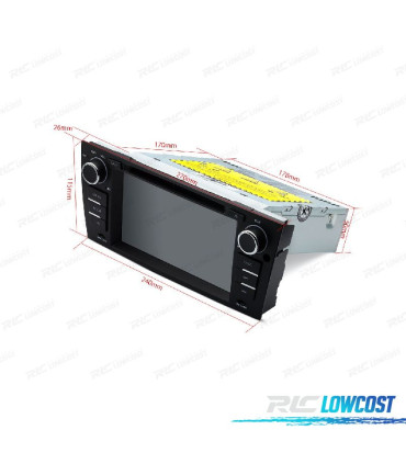 RADIO GPS ANDROID 11 BMW E90 - E91 05-12 E92 - E93 06-14