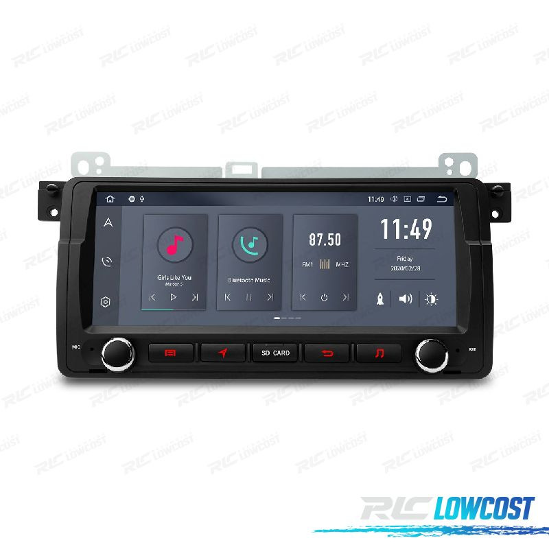 RADIO GPS ANDROID 11 PARA BMW E46 98-06
