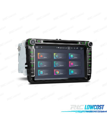RADIO GPS ANDROID 12 PARA VOLKSWAGEN VW SEAT SKODA MULTIMEDIA DVD