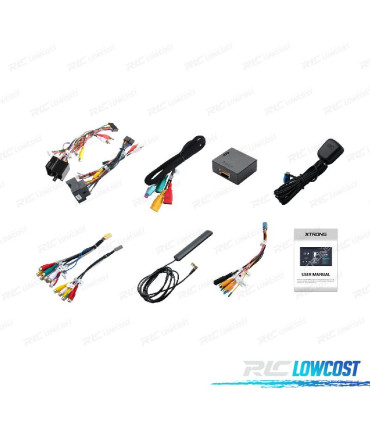 RADIO GPS ANDROID 12 PARA VOLKSWAGEN VW SEAT SKODA MULTIMEDIA DVD