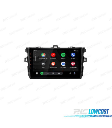 RADIO GPS ANDROID 10 PARA TOYOTA COROLLA 07-13