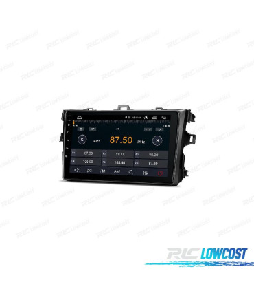 RADIO GPS ANDROID 10 PARA TOYOTA COROLLA 07-13