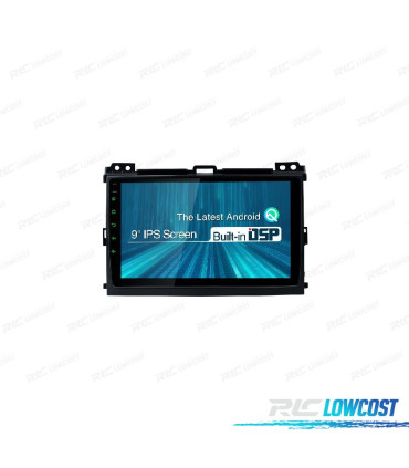 RADIO GPS ANDROID 12 PARA TOYOTA LAND CRUISER 02-09