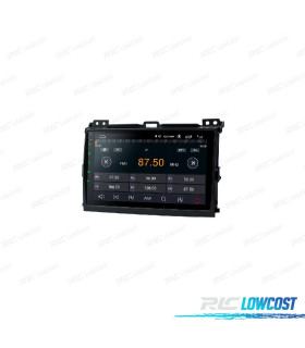 RADIO GPS ANDROID 12 PARA TOYOTA LAND CRUISER 02-09
