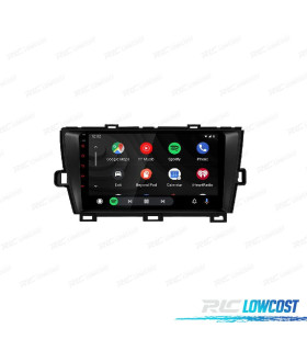 RADIO GPS ANDROID 10 PARA TOYOTA PRIUS 09-13