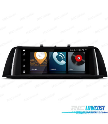 RADIO GPS ANDROID 14 PARA BMW F10 F11 2010 - 7 2013