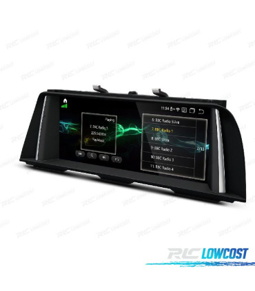 RADIO GPS ANDROID 12 PARA BMW F10 F11 13- CON SISTEMA NBT
