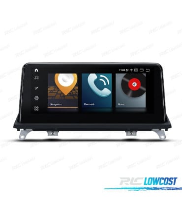 RADIO GPS ANDROID 12 BMW X5 E70 07-10 X6 E71 07-10 CON SISTEMA CCC