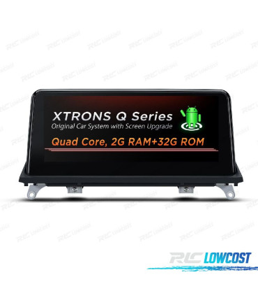 RADIO GPS ANDROID 12 PARA BMW X5 E70 07-10 X6 E71 07-10 CON SISTEMA CCC