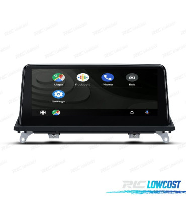 RADIO GPS ANDROID 12 PARA BMW X5 E70 07-10 X6 E71 07-10 CON SISTEMA CCC